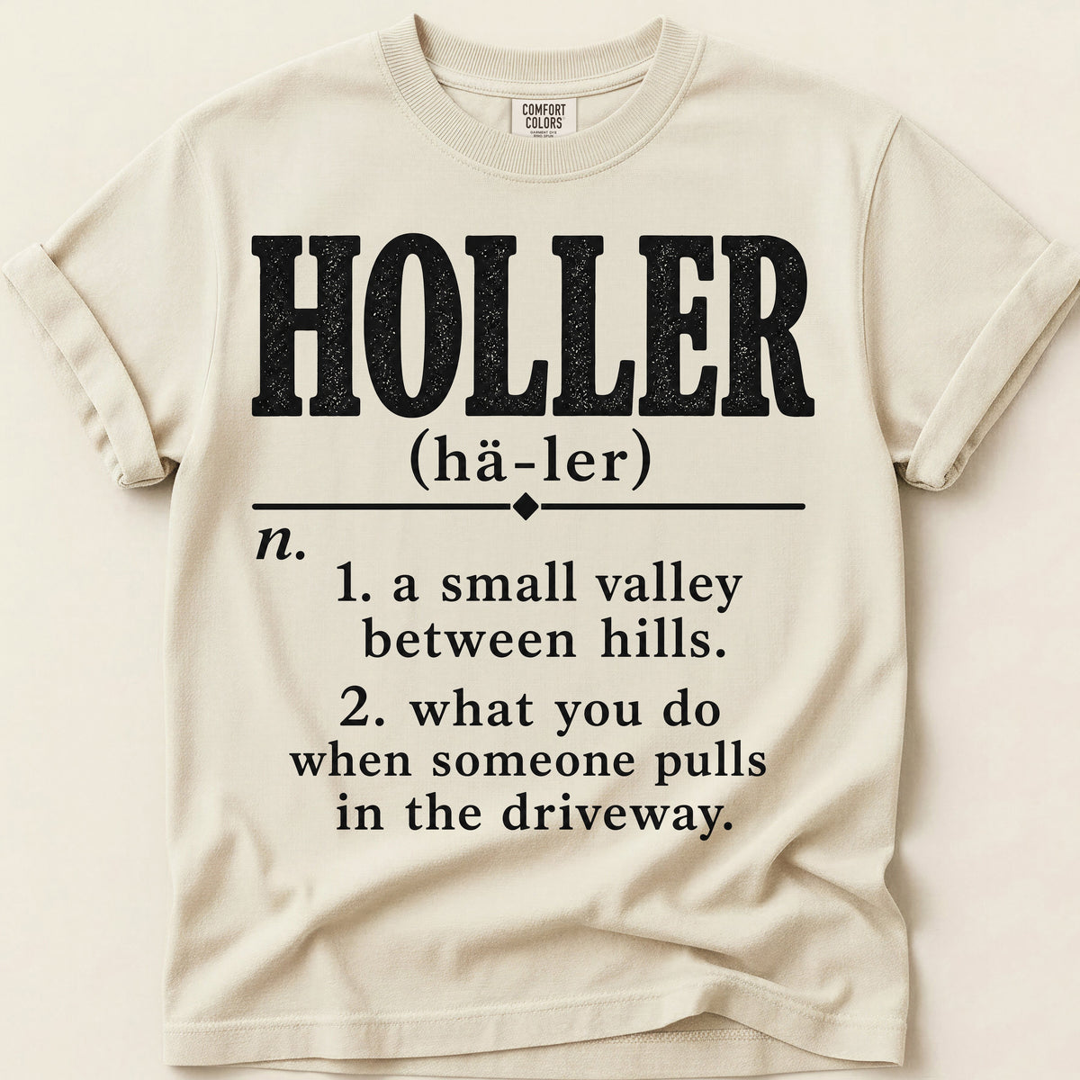 Holler Definition on Ivory