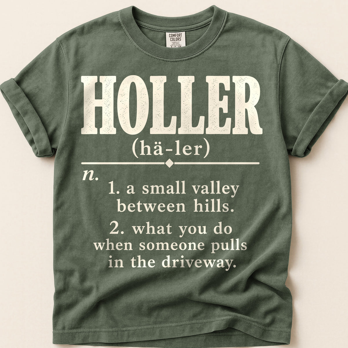 Holler Definition on Moss