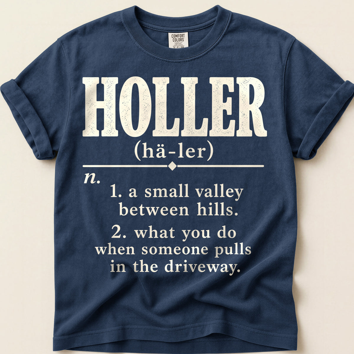 Holler Definition on Navy