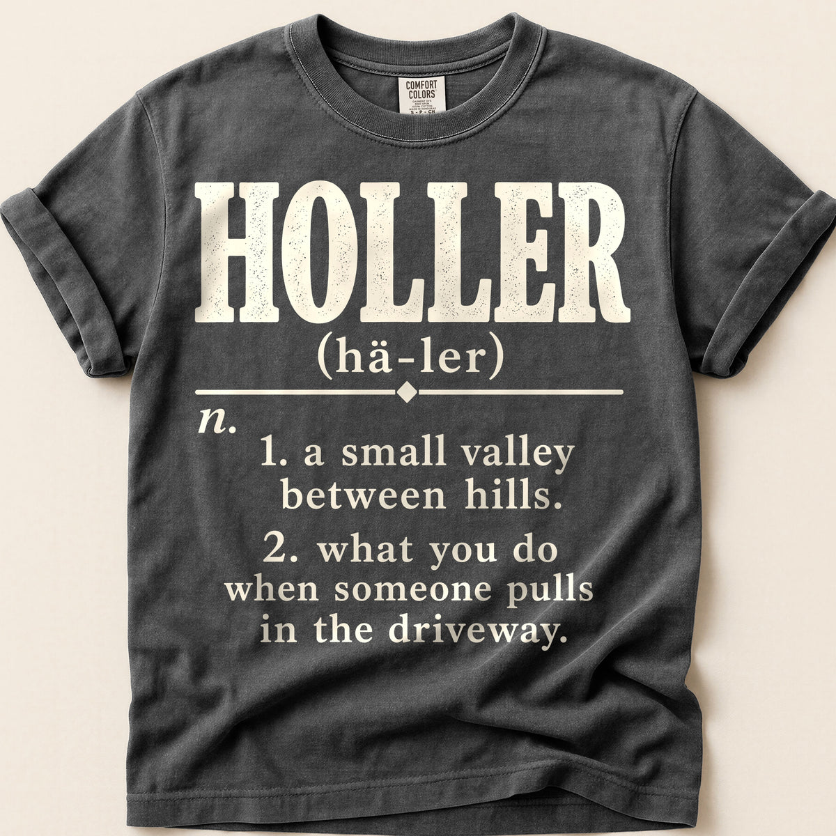 Holler Definition on Pepper