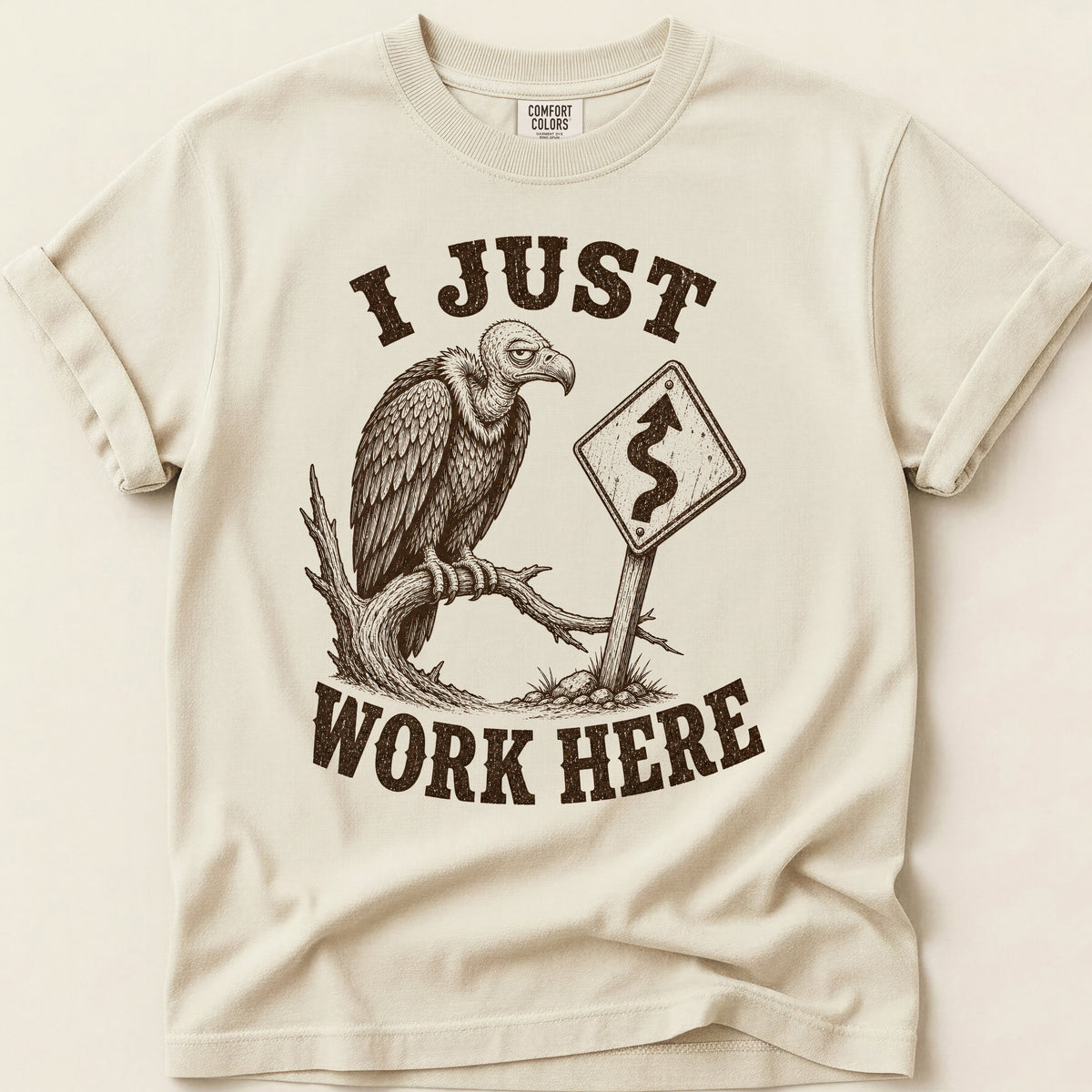 Just Work Here on Ivory