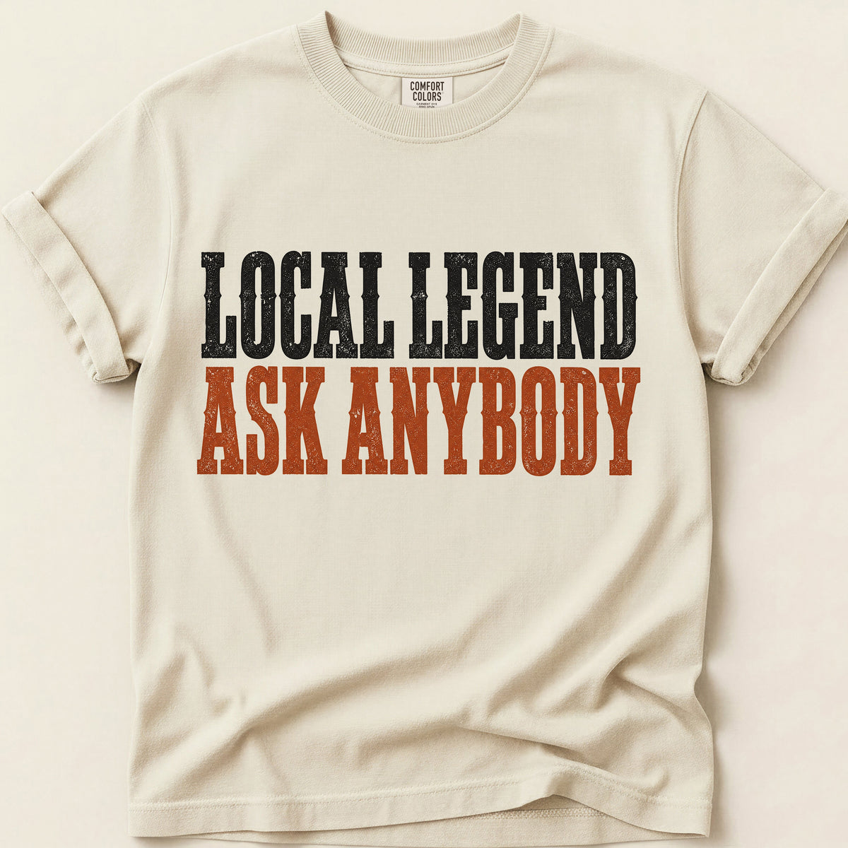 Local Legend T-Shirt on Ivory