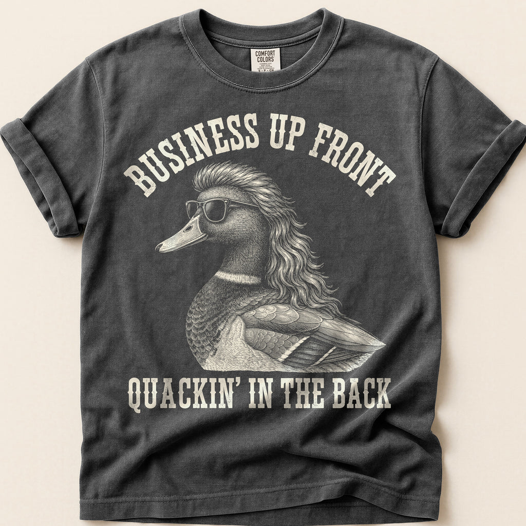 Mullet Duck T-Shirt on Pepper