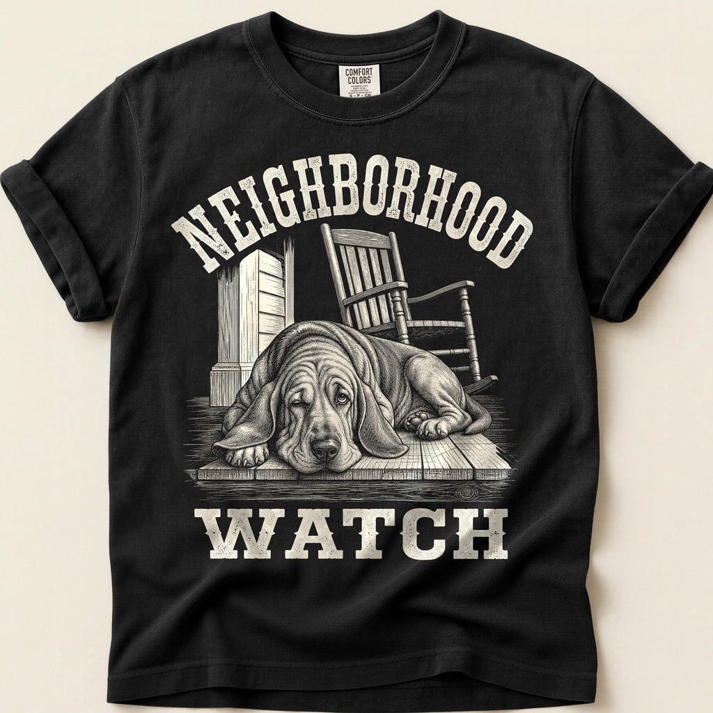 Neighborhood Watch T-Shirt on Black