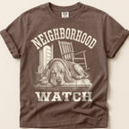 Neighborhood Watch T-Shirt on Espresso