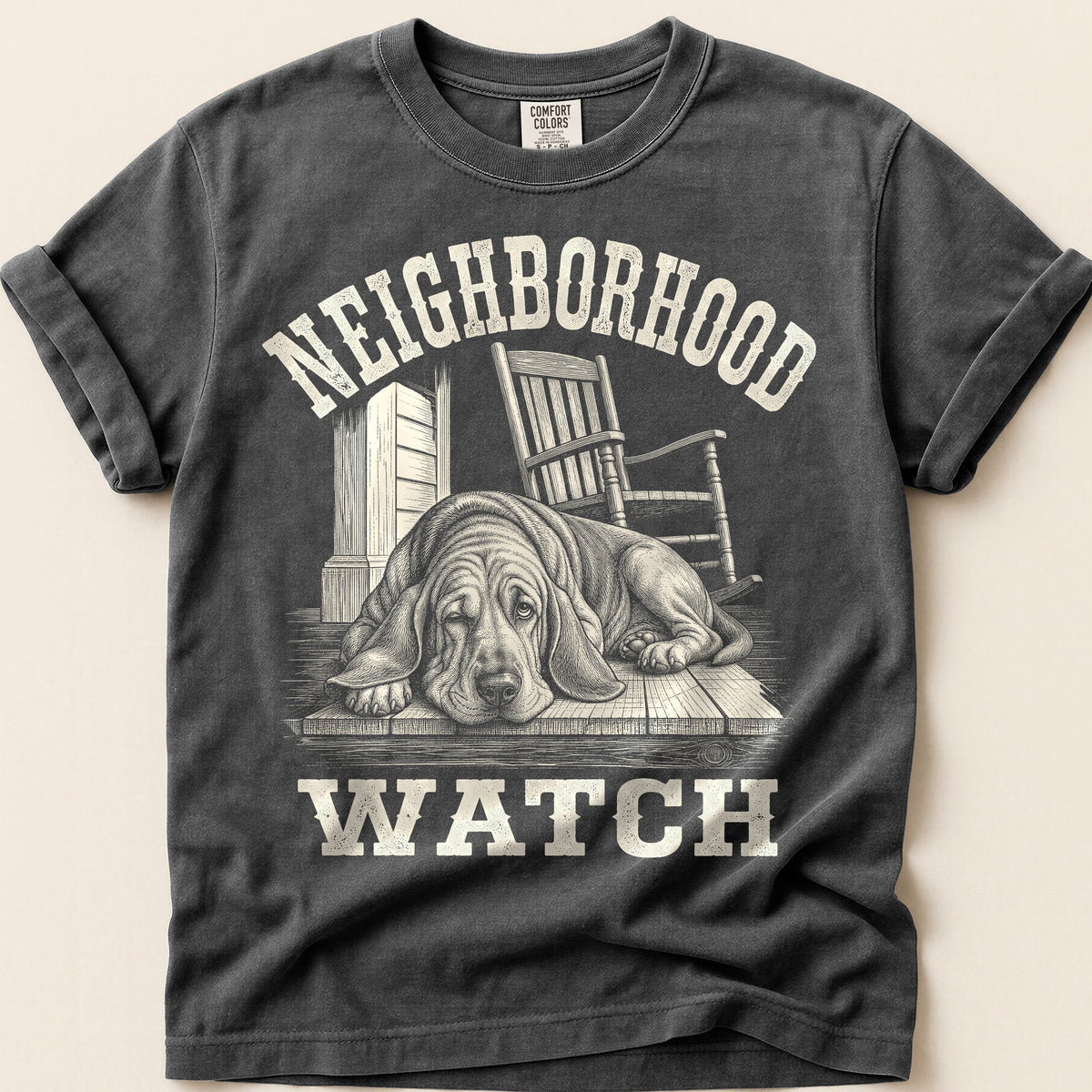 Neighborhood Watch T-Shirt on Pepper