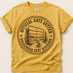 Official Gate Getter T-Shirt on Mustard