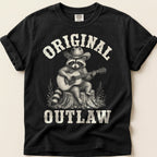 Original Outlaw Raccoon T-Shirt on Black