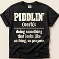 Piddlin Definition T-Shirt on Black