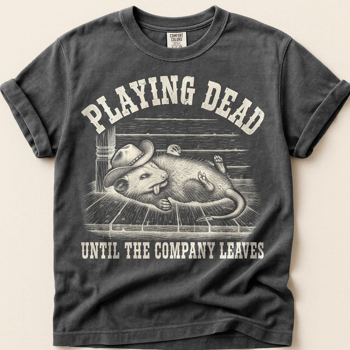 Playing Dead Company T-Shirt on Pepper