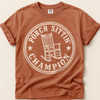 Porch Sittin Champion T-Shirt on Yam