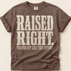 Raised Right T-Shirt on Espresso