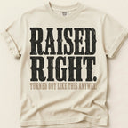 Raised Right T-Shirt on Ivory