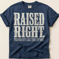 Raised Right T-Shirt on Navy