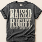 Raised Right T-Shirt on Pepper