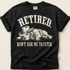 Retired Hound T-Shirt on Black