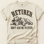 Retired Hound T-Shirt on Ivory