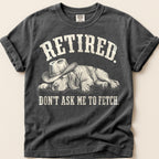 Retired Hound T-Shirt on Pepper