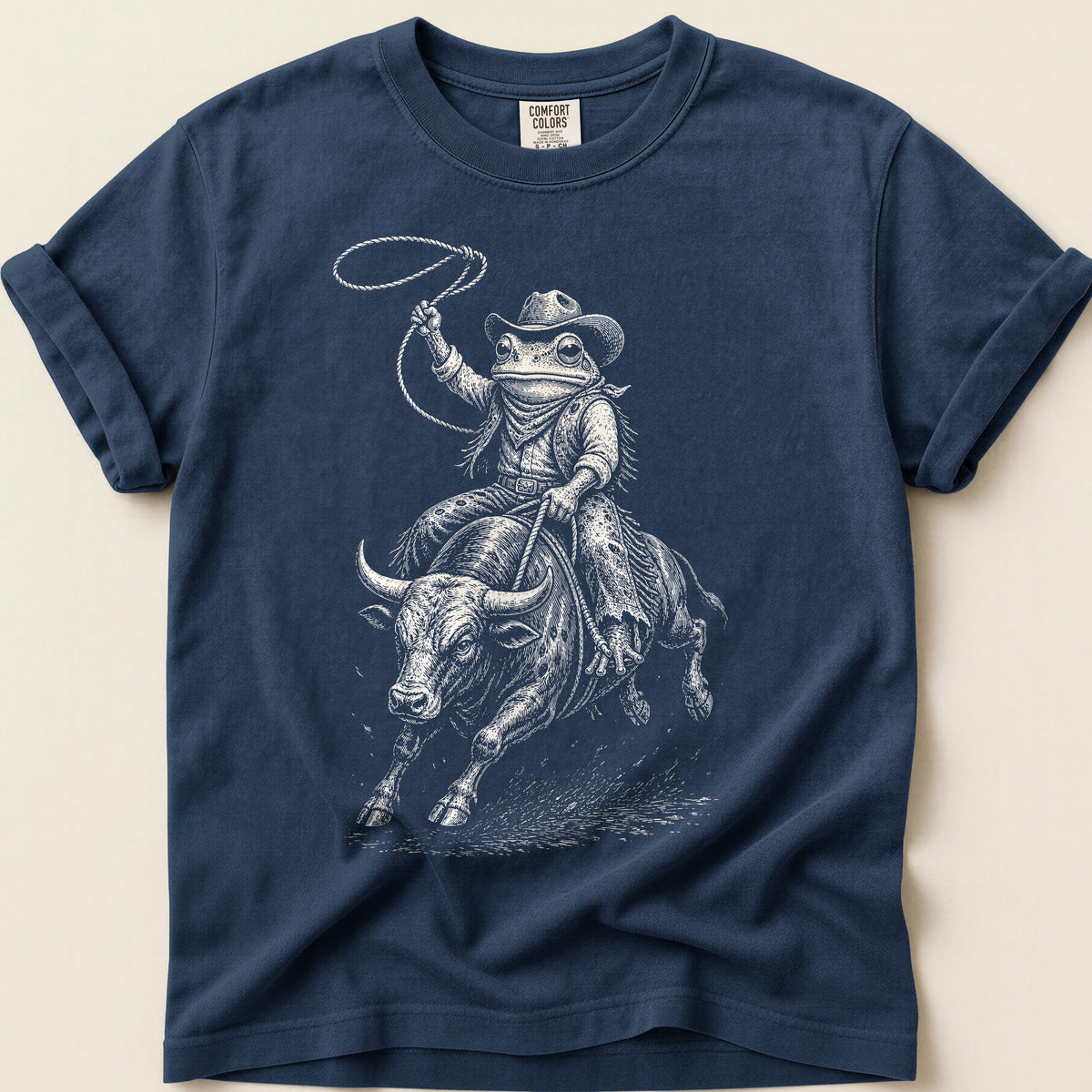 Rodeo Frog on Navy