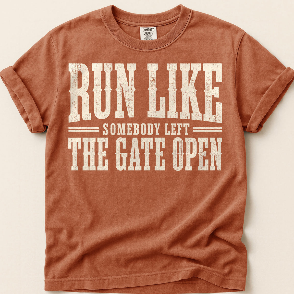 Run Like Gate Open T-Shirt on Yam