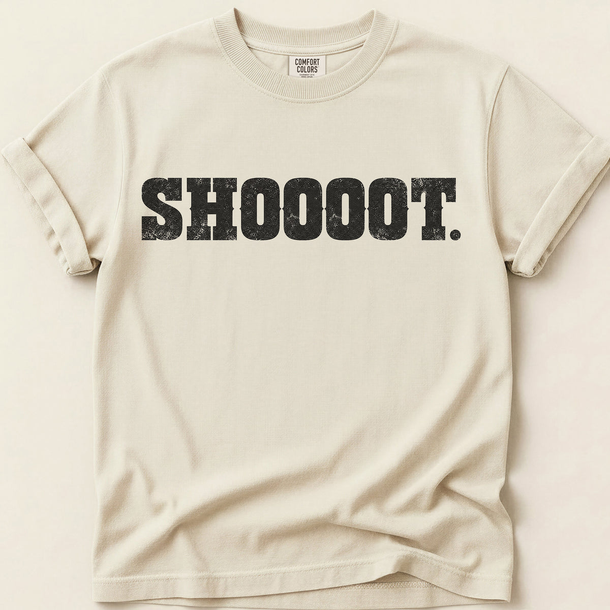 Shoooot T-Shirt on Ivory
