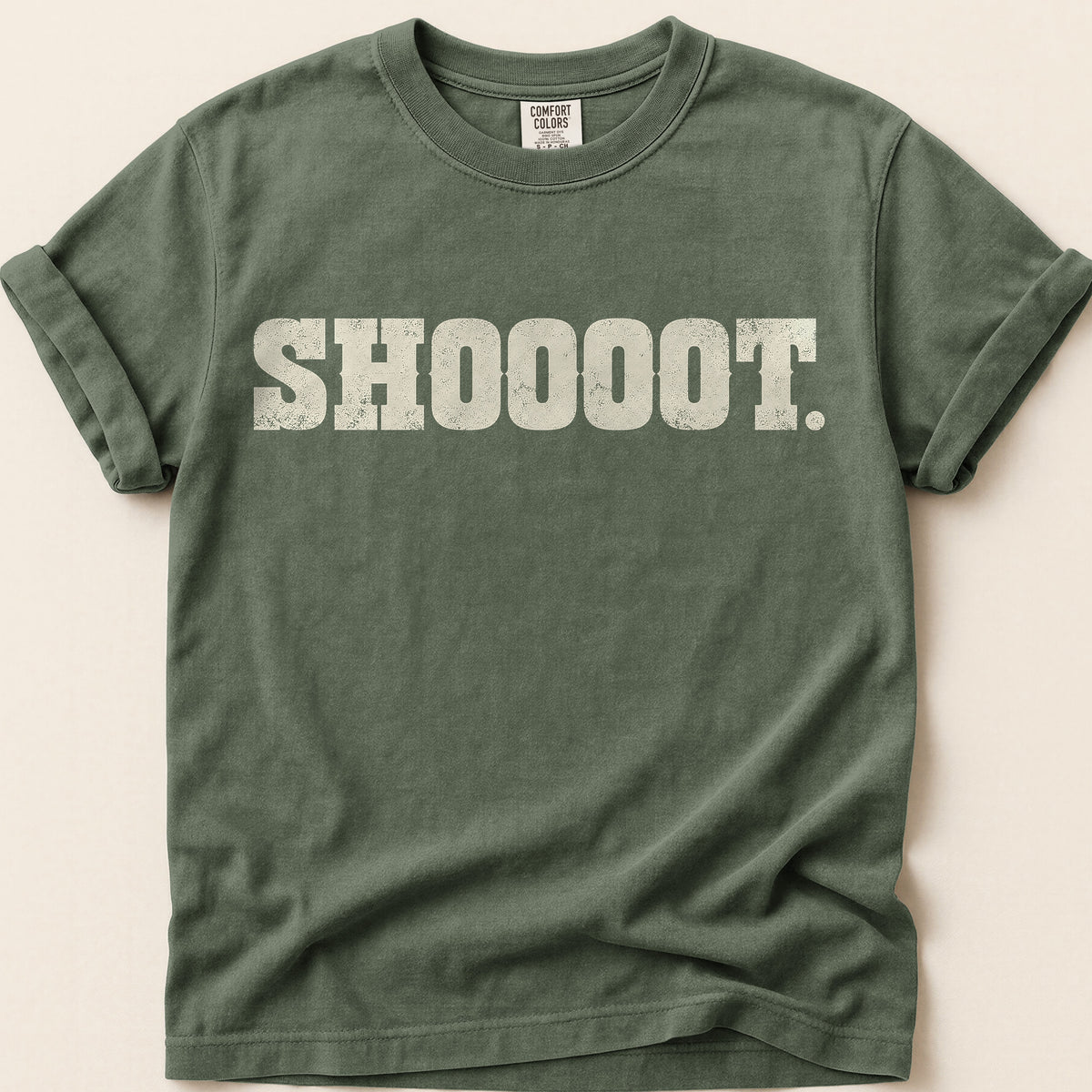 Shoooot T-Shirt on Moss
