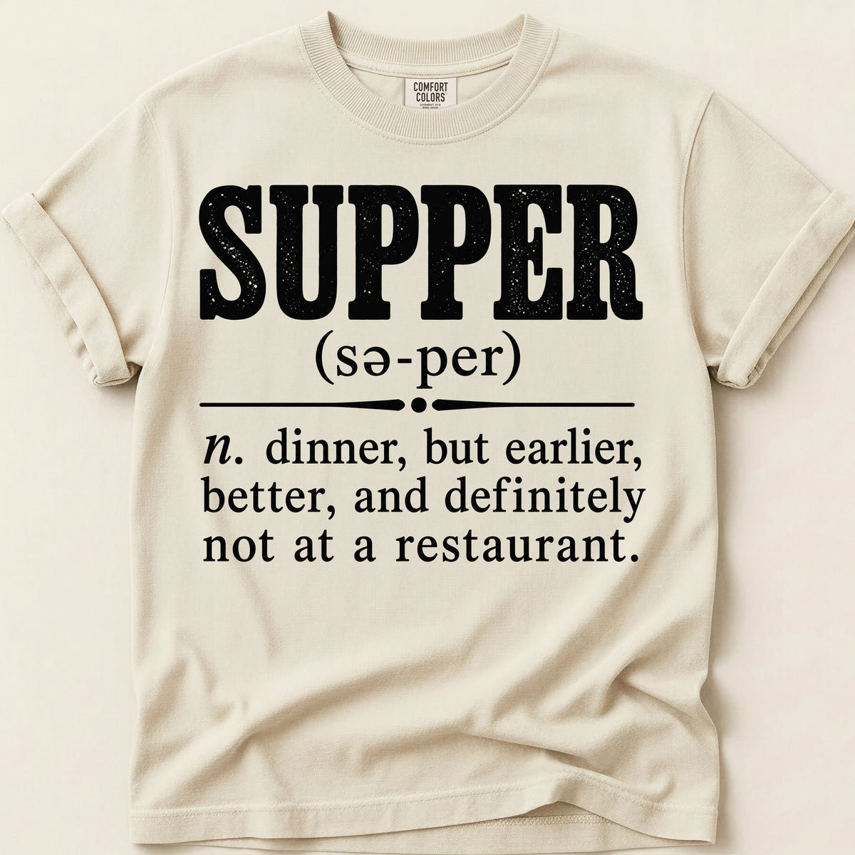 Supper Definition on Ivory