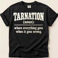 Tarnation Definition T-Shirt on Black