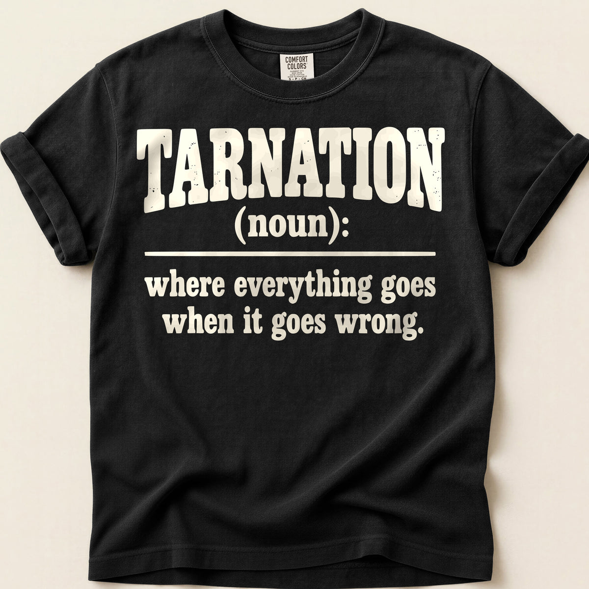 Tarnation Definition T-Shirt on Black