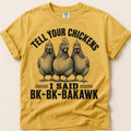 Tell Your Chickens on Mustard