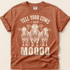 Tell Your Cows T-Shirt on Yam
