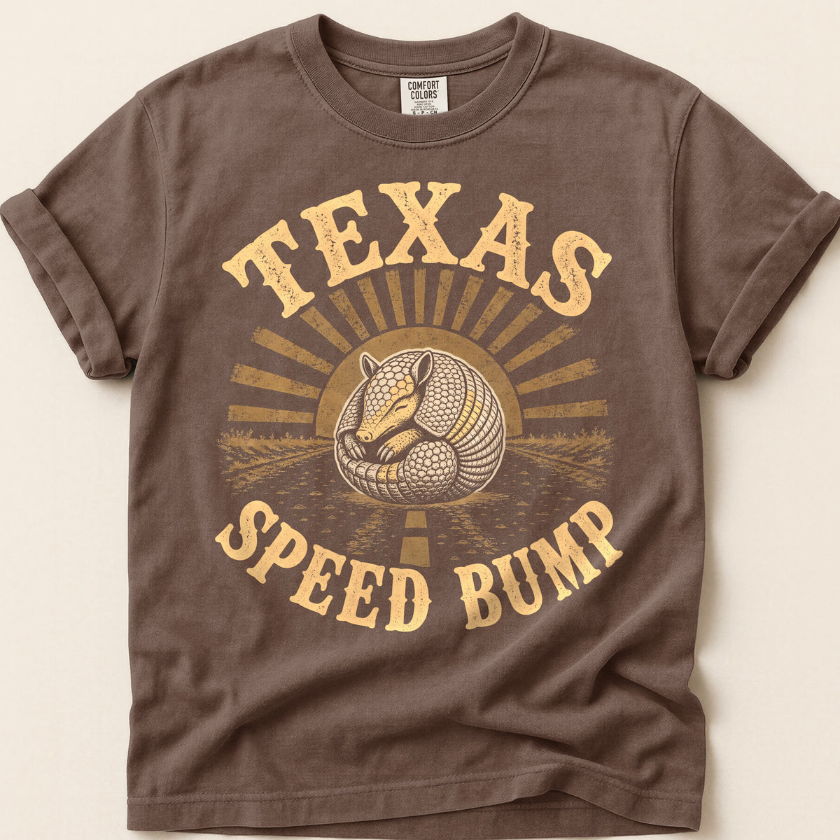 Texas Speed Bump on Espresso
