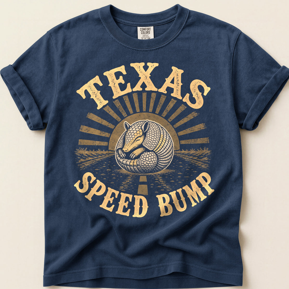 Texas Speed Bump on Navy