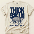 Thick Skin Armadillo T-Shirt on Ivory