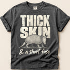 Thick Skin Armadillo T-Shirt on Pepper