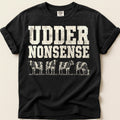 Udder Nonsense T-Shirt on Black