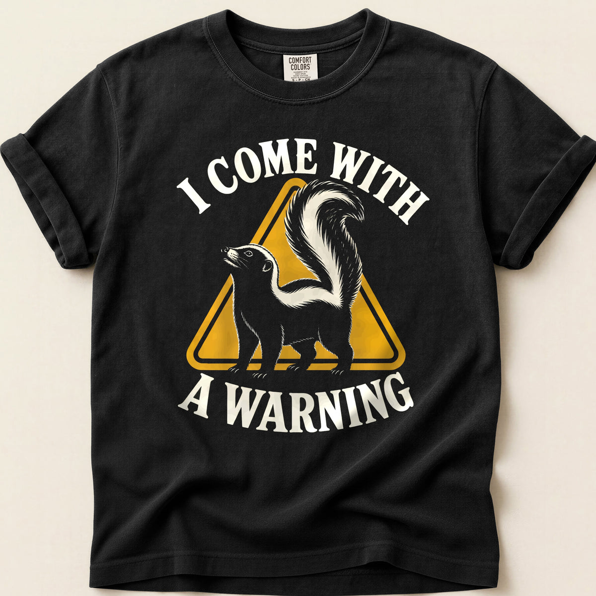 With A Warning on Black