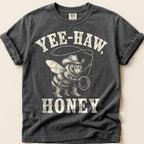 Yee-Haw Honey Bee T-Shirt on Pepper