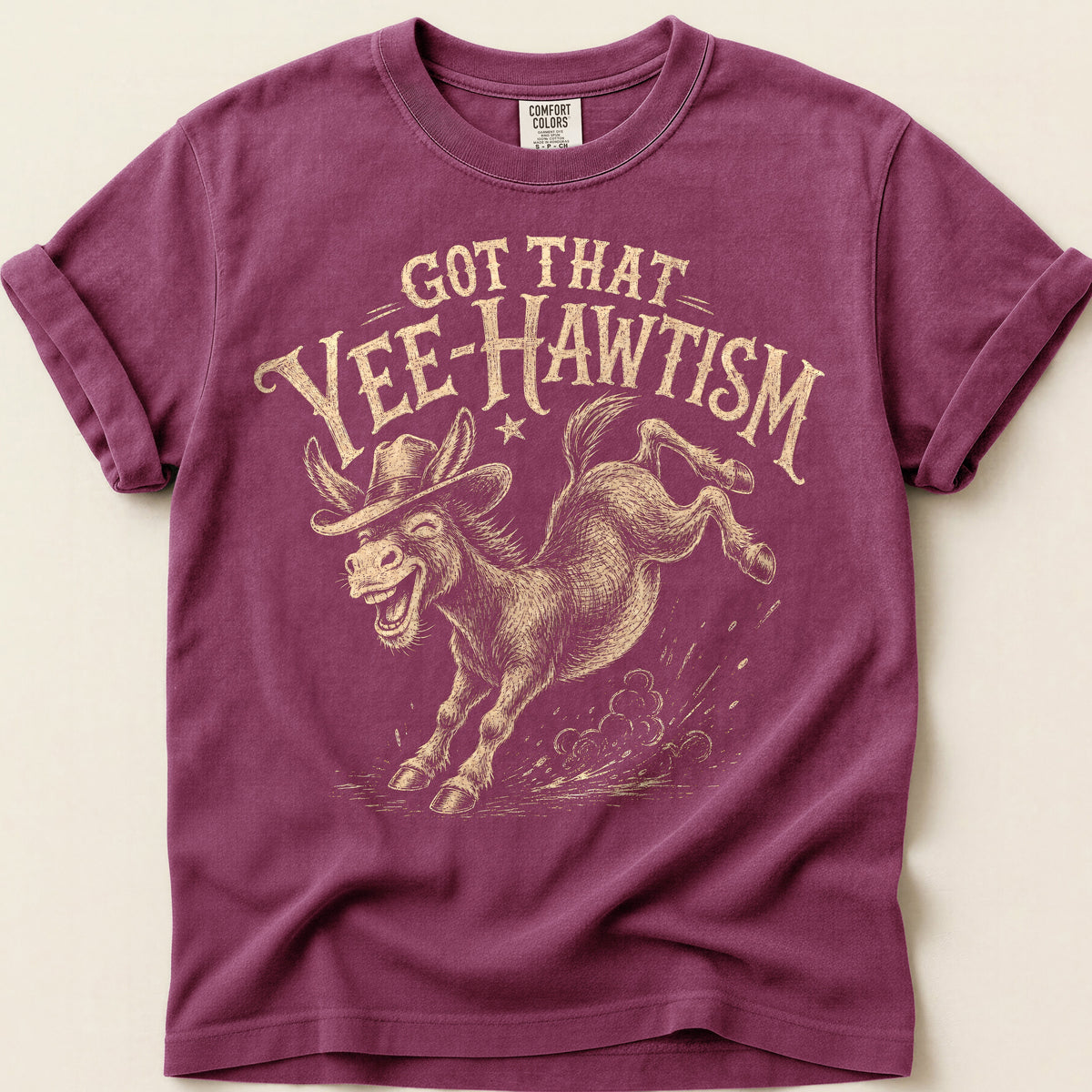 Yee-Hawtism Donkey on Berry