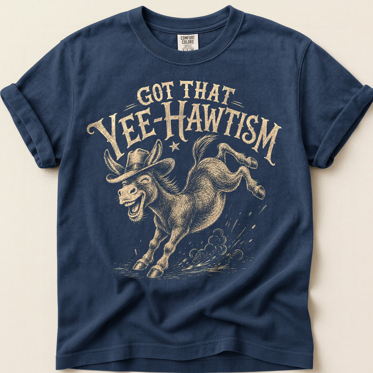 Yee-Hawtism Donkey on Navy