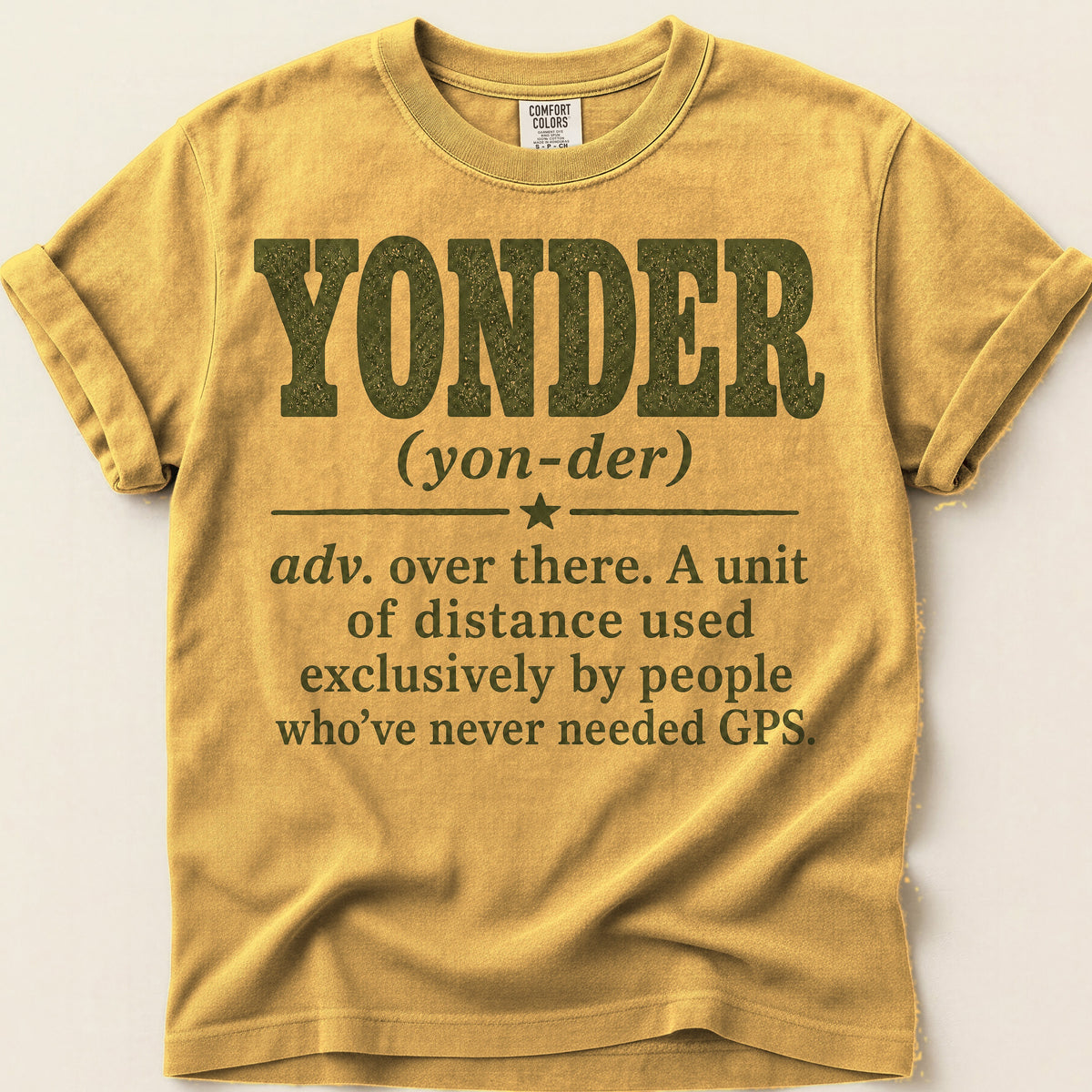 Yonder Definition on Mustard